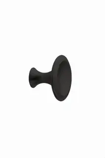 Furnipart 'Bell' Cabinet Knob D42mm - Matt Black &lpar;540860042-99&rpar;