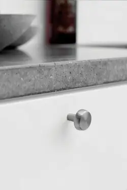 Click Here To Enlarge This Photo Of Furnipart 'Autumn' Cabinet Knob D28mm - Inox Look &lpar;541060028-66&rpar;