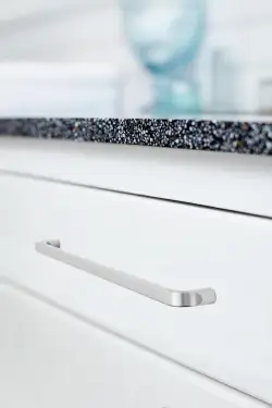Click Here To Enlarge This Photo Of Furnipart 'Base' Cabinet Pull L332mm &sol; C320mm - Inox Look &lpar;542960320-66&rpar;