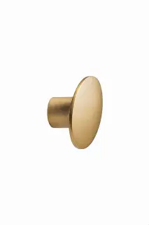 Furnipart 'Dome' Cabinet Knob L50mm - Brushed Brass &lpar;546960050-32&rpar;