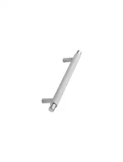 Furnipart 'Manor' Knurled Cabinet Pull L182mm &sol; C128mm - Inox Look &lpar;548920128-66&rpar;