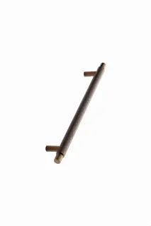 Furnipart 'Manor' Knurled Cabinet Pull L246mm &sol; C192mm - Antique Brass &lpar;548920192-39&rpar;