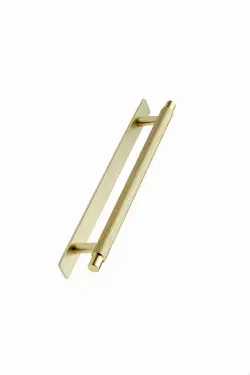 Click Here To Enlarge This Photo Of Furnipart 'Manor' Knurled Cabinet Pull with Backplate L190mm &sol; C128mm - Gold &lpar;549020128-34&rpar;