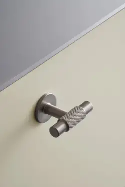 Click Here To Enlarge This Photo Of Furnipart 'Manor' Knurled T Knob L54mm - Inox Look &lpar;549120054-66&period;1&rpar;