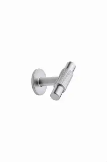 Furnipart 'Manor' Knurled T Knob L54mm - Inox Look &lpar;549120054-66&period;1&rpar;
