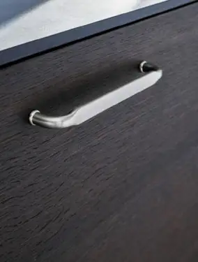 Click Here To Enlarge This Photo Of Furnipart 'Gate' Cabinet Pull L172mm &sol; C160mm - Inox look &lpar;549720160-66&rpar;