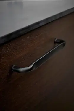 Click Here To Enlarge This Photo Of Furnipart 'Gate' Cabinet Pull L172mm &sol; C160mm - Matt Black &lpar;549720160-99&rpar;