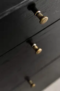 Click Here To Enlarge This Photo Of Furnipart 'Gate' Cabinet Knob D18&period;2mm - Antique Brass &lpar;549820018-39&rpar;