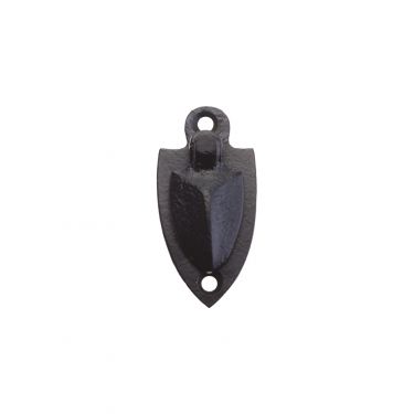 Click Here To Enlarge This Photo Of FF04 - Zoo Hardware Foxcote Foundries Stanrd Profile Shield Escutcheon &lpar;Covered&rpar; - Black Antique