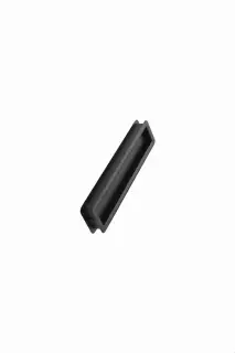 Furnipart 'Tub' Straight Recessed Flush Cabinet Pull L202mm - Matt Black &lpar;552720202-99&rpar;