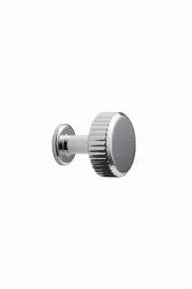 Furnipart 'Villa' Round Cabinet Knob D30mm - Bright Nickel &lpar;552920030-06&rpar;