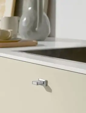 Click Here To Enlarge This Photo Of Furnipart 'Heritage' Cabinet Knob L36mm &sol; C16mm - Bright Nickel &lpar;554920016-06&rpar;