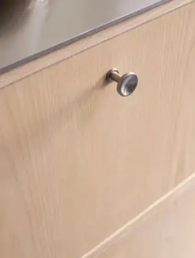 Click Here To Enlarge This Photo Of Furnipart 'Chateau' Cabinet Knob D30mm - Inox Look &lpar;555120030-66&rpar;