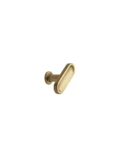 Furnipart 'Chateau' T Knob L52mm - Dark Brushed Gold &lpar;555220052-35&rpar;