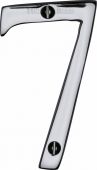 C1560 7-PC Heritage Brass Numeral 7 Face Fix 76mm &lpar;3"&rpar; Polished Chrome Finish