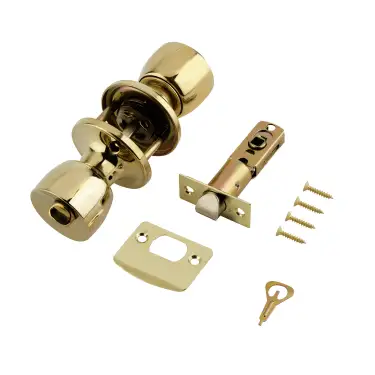 Click Here To Enlarge This Photo Of 168-31A ERA 'Tulip' Privacy Lock Mortice Knobset - Polished Brass