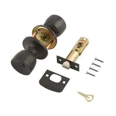 Click Here To Enlarge This Photo Of 168-MB-1 ERA 'Tulip' Privacy Lock Mortice Knobset - Matt Black
