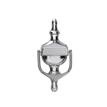 Click Here To Enlarge This Photo Of 4A004 Fab & Fix Medium Nu Victorian Urn Door Knocker Without Spyhole &lpar;Face Fix&rpar; Hardex Chrome