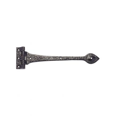 Click Here To Enlarge This Photo Of FF15 - Zoo Hardware Foxcote Foundries 12" &lpar;305mm&rpar; T Hinges - Black Antique