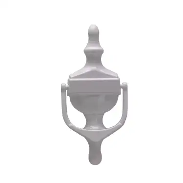 Click Here To Enlarge This Photo Of 4A200 Fab & Fix Large Nu Victorian Urn Door Knocker Without Spyhole &lpar;Face Fix&rpar; White