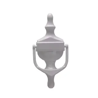4A200 Fab & Fix Large Nu Victorian Urn Door Knocker Without Spyhole &lpar;Face Fix&rpar; White