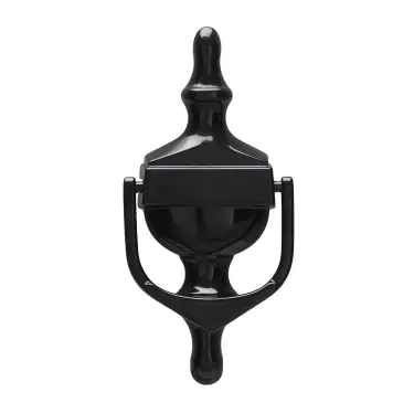 Click Here To Enlarge This Photo Of 4A201 Fab & Fix Large Nu Victorian Urn Door Knocker Without Spyhole &lpar;Face Fix&rpar; Black