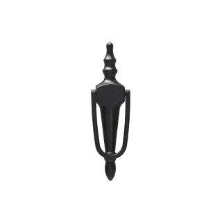 4A309 Fab & Fix Slim Nu Victorian Urn Large Door Knocker Without Spyhole &lpar;Face Fix&rpar; Antique Black