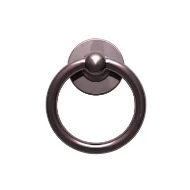 Click Here To Enlarge This Photo Of 4A601 Fab & Fix Bull Ring Door Knocker &lpar;Face Fix&rpar; Hardex Bronze