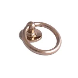 4A602 Fab & Fix Bull Ring Door Knocker &lpar;Face Fix&rpar; Hardex Gold