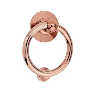 DFNKNBRHR Fab & Fix Bull Ring Door Knocker &lpar;Face Fix&rpar; Hardex Rose