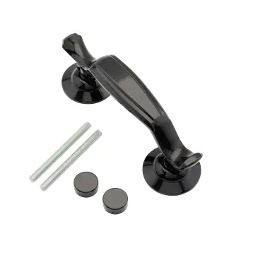 Click Here To Enlarge This Photo Of DFNKNDKBK-TF Fab & Fix Doctors Door Knocker Black &lpar;Bolt Fix&rpar;