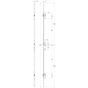 Click Here To Enlarge This Photo Of WINKHAUS Thunderbolt &lpar;Size 2&rpar; Multipoint Lock &lpar;2105mm&rpar; - 45mm Backset - 20mm Square Faceplate &lpar;5004072&rpar;