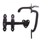 FF26 - Zoo Hardware Foxcote Foundries Thumb Latch - Black Antique