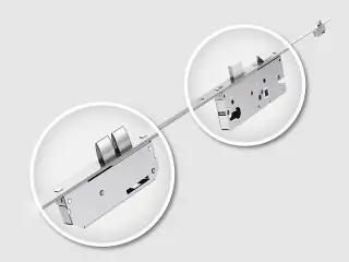 WINKHAUS Thunderbolt &lpar;Size 2&rpar; Multipoint Lock &lpar;2105mm&rpar; - 45mm Backset - 16mm Square Faceplate &lpar;5004510&rpar;