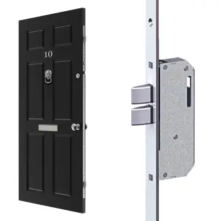 WINKHAUS Thunderbolt Heritage Multipoint Lock &lpar;1770mm&rpar; - 55mm Backset - 20mm Radius Faceplate &lpar;5020864&rpar;