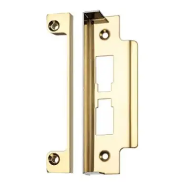 Click Here To Enlarge This Photo Of ZUKR01PVD - Zoo Hardware 13mm Rebate Kit to Suit ZUKS&sol;ZUKB Mortice Locks - Polished Brass