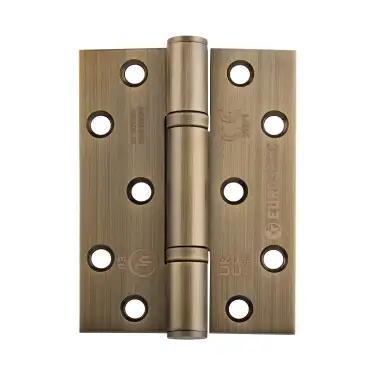 Click Here To Enlarge This Photo Of H2N1103&sol;13AB - Carlisle Brass Eurospec 100mm x 76mm x 3mm Grade 13 Thrust Bearing Hinges - Antique Brass &lpar;Square Corners&rpar;
