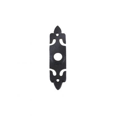 Click Here To Enlarge This Photo Of FF33 - Zoo Hardware Foxcote Foundries Bell Push with Rectangular Plate &lpar;45mm x 77mm&rpar; Black Antique