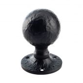 FF415M - Zoo Hardware Foxcote Foundries Ball Mortice Knobs &lpar;Unsprung&rpar; Black Antique