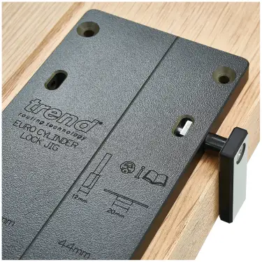 Click Here To Enlarge This Photo Of Trend ECL&sol;JIG Euro Cylinder Lock Barrel Jig