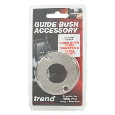 Click Here To Enlarge This Photo Of Trend GB30&sol;A Metal Guide Bush 30mm Dia x 10mm Spigot