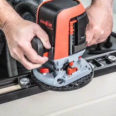 Click Here To Enlarge This Photo Of Trend UNIBASE&sol;180 180mm Universal Plunge Router Sub-Base c&sol;w Pins & Bush