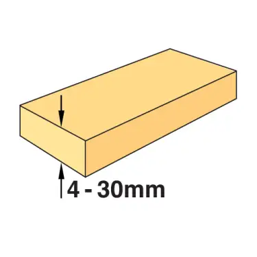 Click Here To Enlarge This Photo Of Trend JB&sol;T101BR Jigsaw Blades 100mm x 2&period;5mm CV Down-Cut &lpar;5 Pack&rpar;