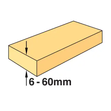Click Here To Enlarge This Photo Of Trend JB&sol;T111C Jigsaw Blades 100mm x 3mm CV Up-Cut &lpar;5 Pack&rpar;