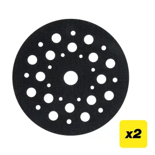 Trend AB&sol;PAD&sol;125 125mm Random Orbital Sander Pad Saver &lpar;2 Pack&rpar;