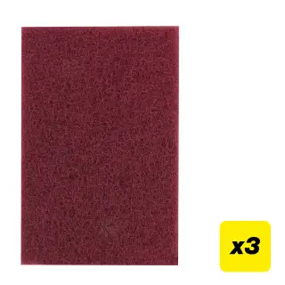 Trend AB&sol;PAD&sol;MED 150 x 230mm Medium Flexible Finishing Pads &lpar;3 Pack&rpar;