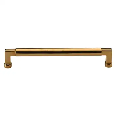 Click Here To Enlarge This Photo Of C0312 203-ULB Heritage Brass Cabinet Pull Bauhaus Design 203mm CTC Unlacquered Brass Finish