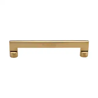C0345 160-ULB Heritage Brass Cabinet Pull Apollo Design 160mm CTC Unlacquered Brass Finish