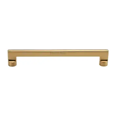 Click Here To Enlarge This Photo Of C0345 203-ULB Heritage Brass Cabinet Pull Apollo Design 203mm CTC Unlacquered Brass Finish