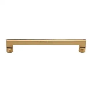 C0345 203-ULB Heritage Brass Cabinet Pull Apollo Design 203mm CTC Unlacquered Brass Finish
